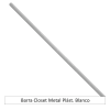 Barra Closet Metal Plást. Blanco1