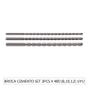 BROCA CEMENTO SET 3PCS X 400 (8,10,12) UYU1