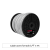 Cable acero forrado 1/4