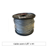 Cable acero 1/8