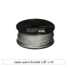 Cable acero forrado 1/8