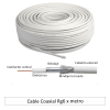 CABLE COAXIAL RG-6 BLANCO (TvCable) x metro1
