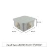 Caja Estanca 80-80-45 cierre/presion1