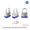 Candado Laminado Odis Llaves Iguales1