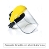 CASQUETE AMARILLO con VISOR B.ALUMINIO1