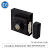 Cerradura Sobreponer Odis 393 Portones Corredera Negra con Caja1
