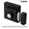 Cerradura Sobreponer Oister 112 Corredera Negra con caja1