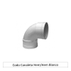 Codo Canaleta Hembra/Hembra Blanco1
