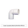 Codo Canaleta Macho/Hembra Blanco1