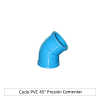 Codo PVC 45° Presión Cementar1