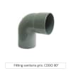 Codo Sanitario Gris 90° y 45°1