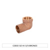 Codo SO HI 3/4 Bronce1