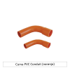 Curva PVC Conduit (naranja)1