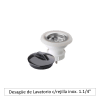 Desague de Lavatorio c/rejilla inox. 1.1/4