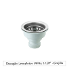 Desague Lavaplatos Utility 1.1/2