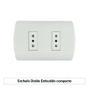 Enchufe Doble Embutido compacto1
