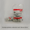 Grampa plástica redonda med. blanca 6mm1