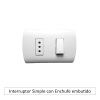 Interruptor Simple con Enchufe1