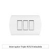 Interruptor Triple 9/32 Embutido1