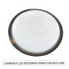 LAMPARA LED REDONDA PARA COCINA 24W1