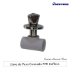Llave de Paso Cromada PPR Hoffens1