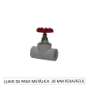 LLAVE DE PASO METÁLICA PPR ROJA O AZUL1