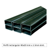 Perfil rectangular 40 x 20 mm x 1.5mm x 6mts.1