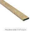 Palo Pino Bruto 1 x 4