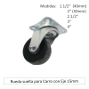 RUEDA GOMA C/BASE GIRATORIA1