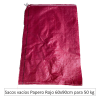Sacos vacíos Papero Rojo 60x90cm para 50 kg1