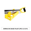 SERRUCHO BASE PLAST.2PCS 14 UYU1