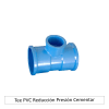 Tee PVC Reducción presión Cementar1