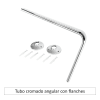 Tubo cromado angular1