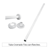 Tubo cromado tina c/fl.1