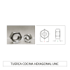 TUERCA COCINA HEXAGONAL UNC1