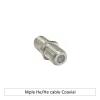 Unión cable Coaxial RG6 (Niple He/He)1