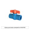 Válvula de bola compacta cementar 32mm1