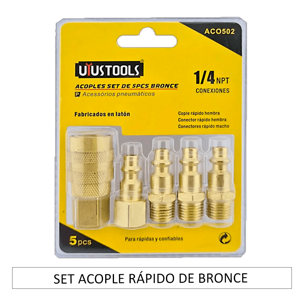 ACOPLES BRONCE SET 5 Piezas Ferreter a San Carlos acoples-bronce-set-5-piezas-ferreter-a-san-carlos