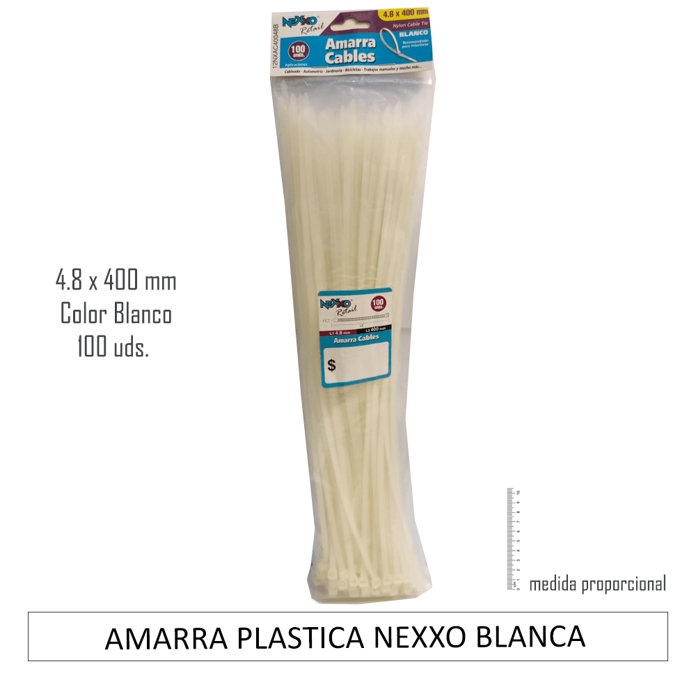 AMARRA PLASTICA NEXXO BLANCA | Ferretería San Carlos