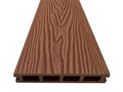 Deck WPC 140x25x2200 mm 3D - Nogal
