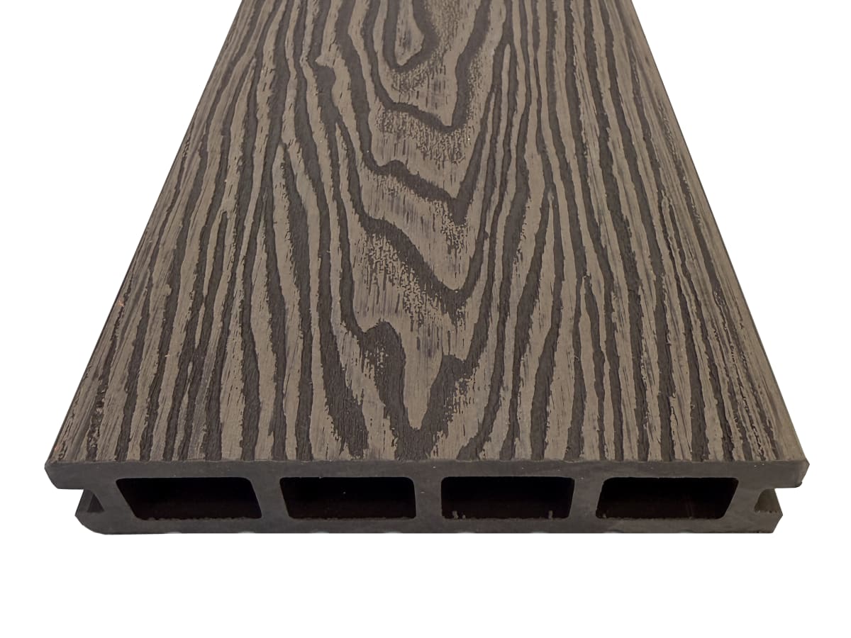 Deck WPC 140x25x2200 mm 3D - Chocolate1
