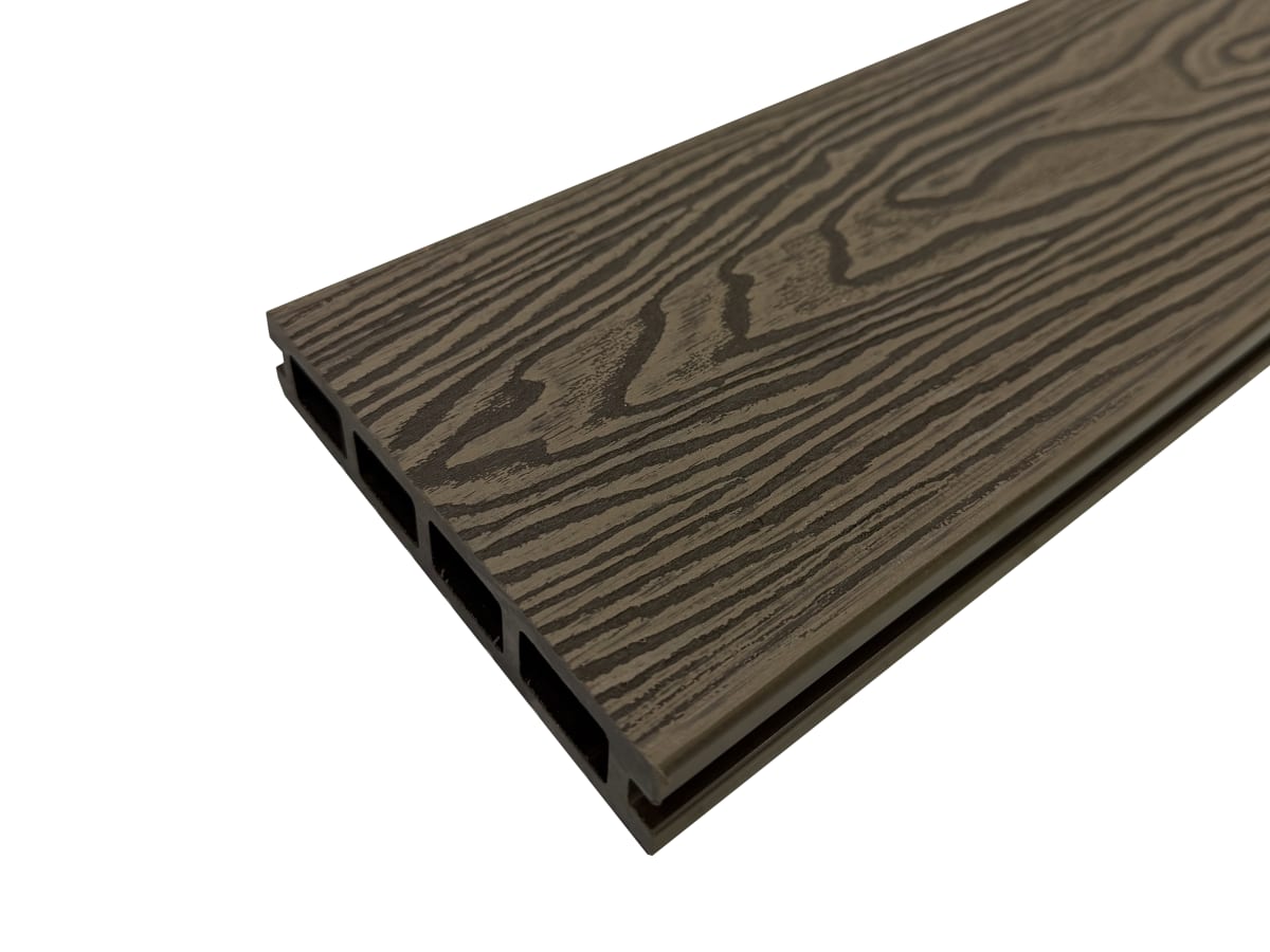 Deck WPC 140x25x2200 mm 3D - Chocolate2