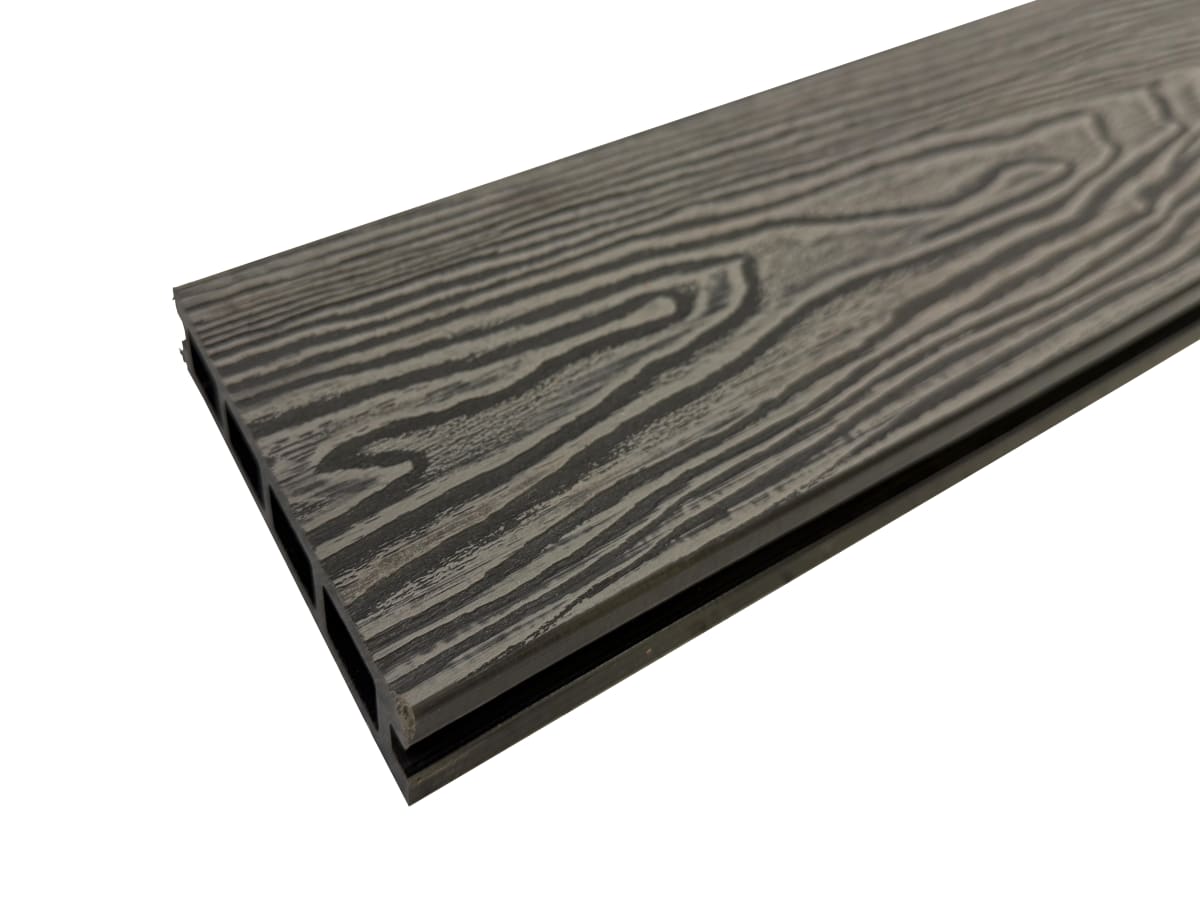 Deck WPC 140x25x2200 mm 3D - Gris Grafito2