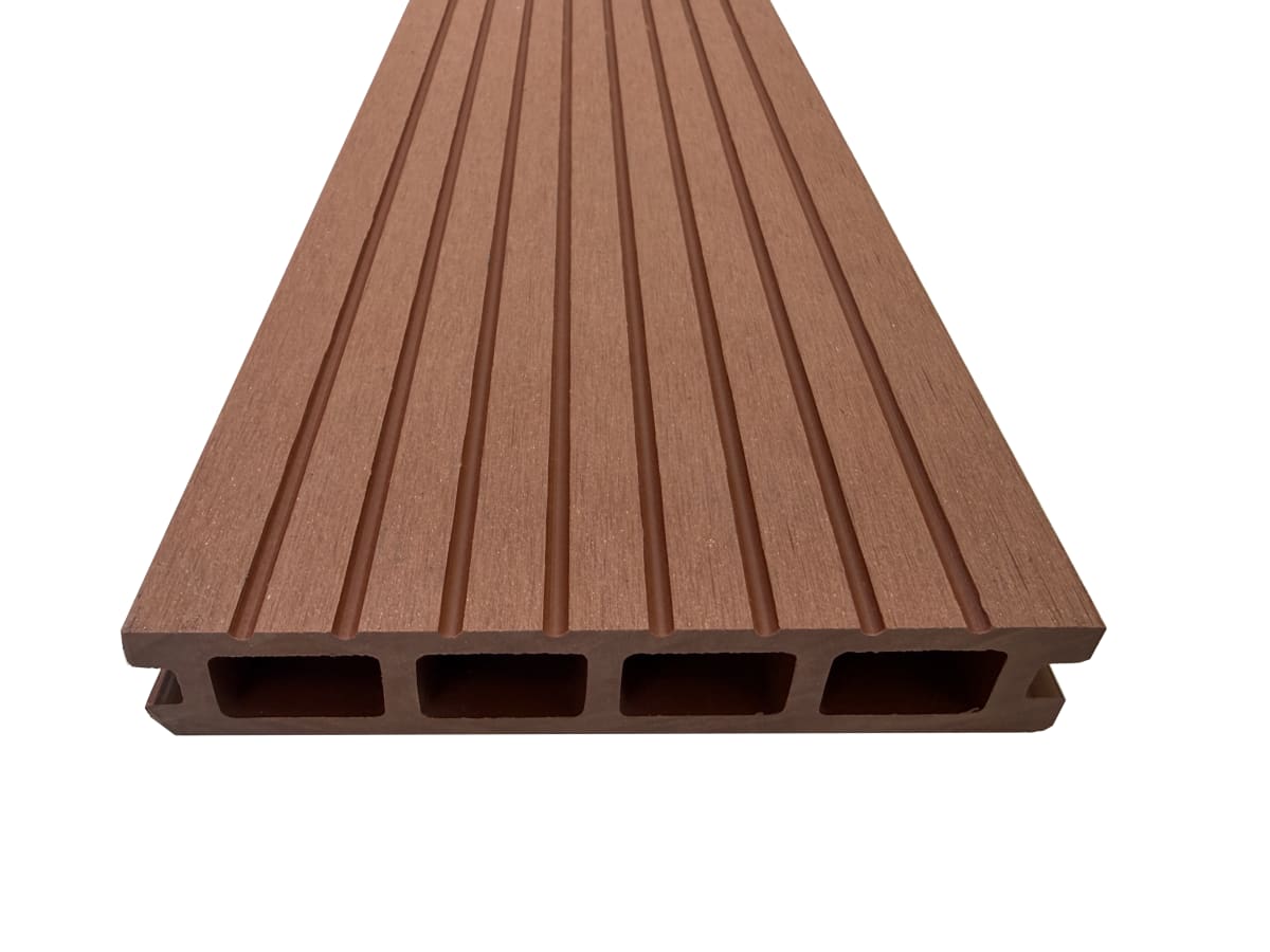 Deck WPC 140x25x2200 mm 3D - Nogal4