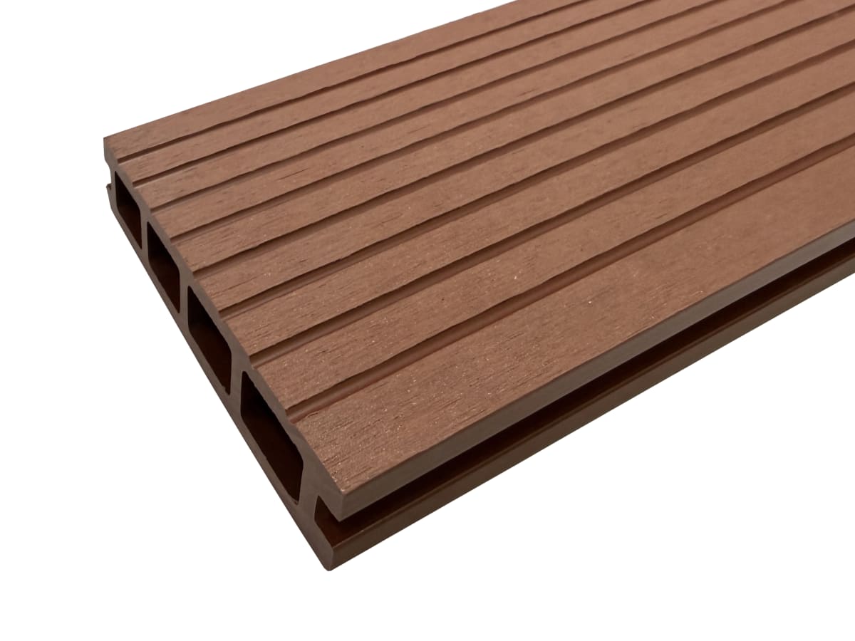 Deck WPC 140x25x2200 mm 3D - Nogal5