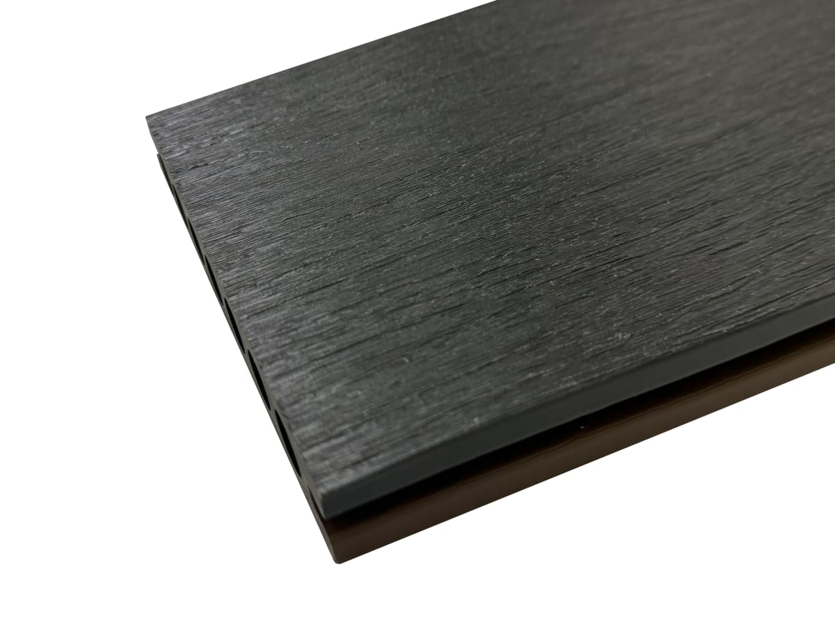 Deck reversible Co-extruido WPC 148x22x2200 mm Gris grafito - Chocolate5