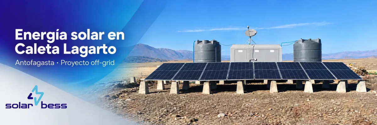 Planta fotovoltaica off-grid de Caleta Lagarto en Antofagasta