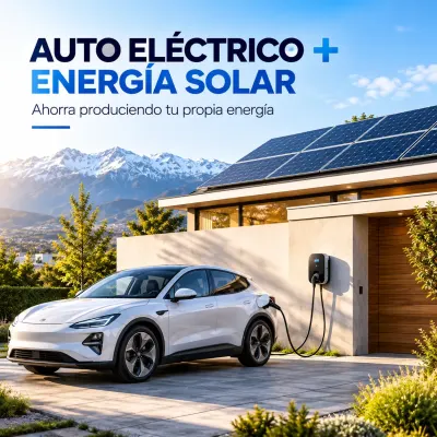 Auto eléctrico + energía solar en Chile: cuánto puedes ahorrar produciendo tu propia energía