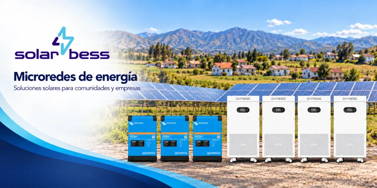 Microredes solares y BESS en Chile: Victron y Dyness