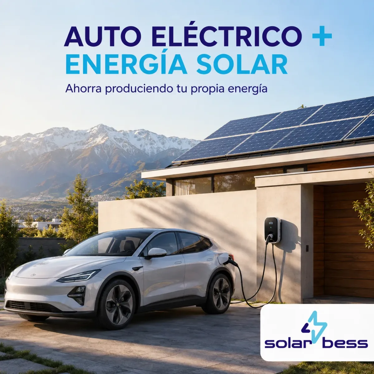 Auto eléctrico + energía solar en Chile: cuánto puedes ahorrar produciendo tu propia energía
